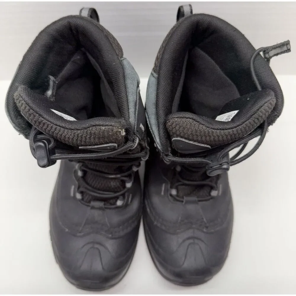 Columbia Bugaboot Snow Boots Kids Size 3 Black 200 Grams Insulated Waterproof‎